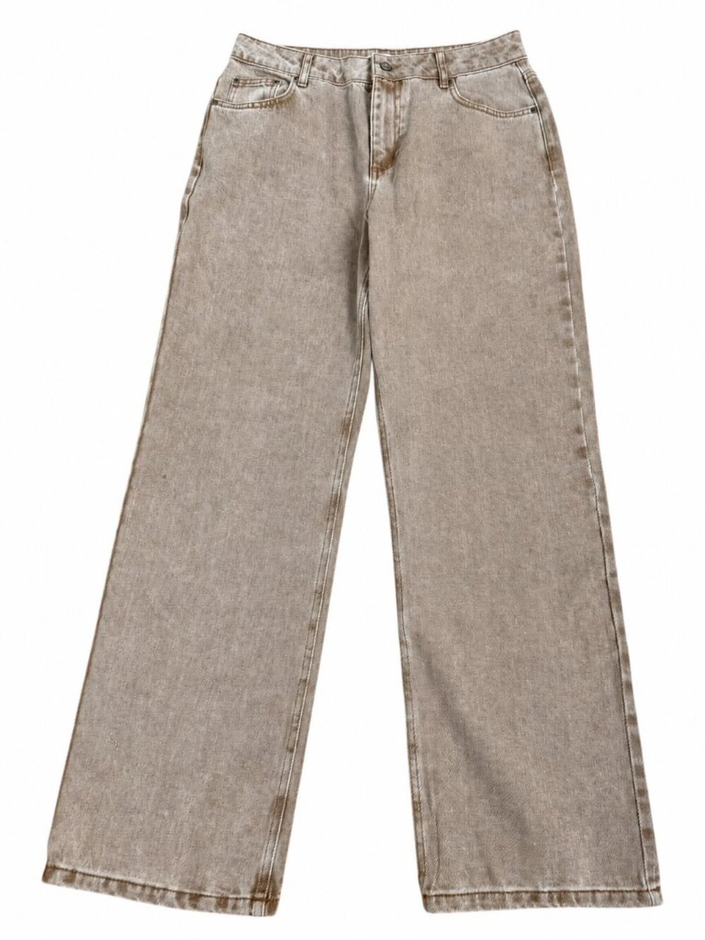 ALIGNE Miso Jeans Long Straight Leg Camel Clay Organic Cotton (28)